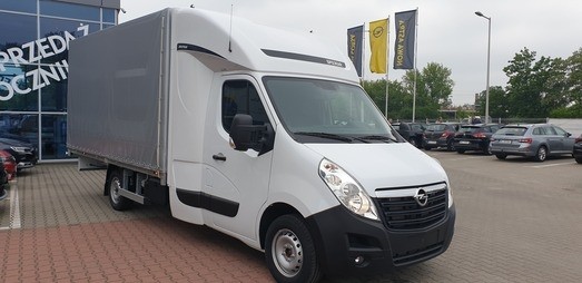 Opel Movano skrzynia z plandeką. Zabudowa międzynarodowa