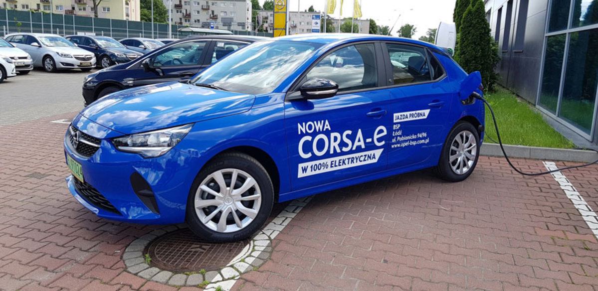 Nowy Opel Corsa elektryk woj. łódzkie